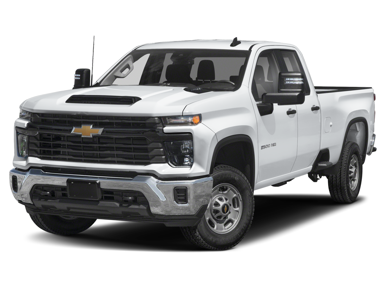 2026 Chevrolet Silverado 2500 HD WT in Summit White — front three-quarter view