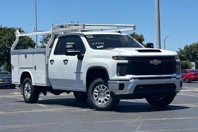 2026 Chevrolet Silverado 2500 HD WT in Summit White — front three-quarter view