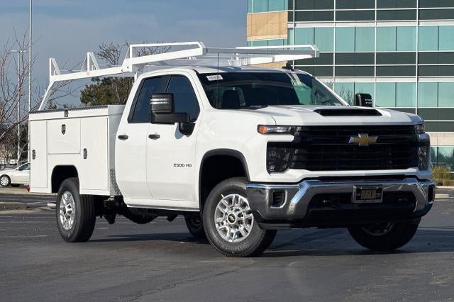 2026 Chevrolet Silverado 2500 HD WT in Summit White — front three-quarter view