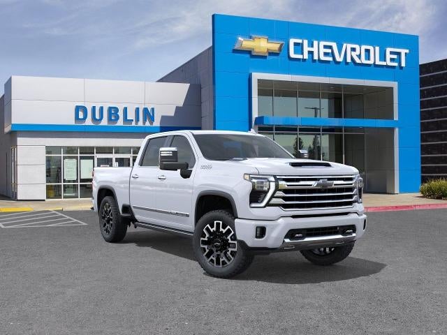 2026 Chevrolet Silverado 2500 HD High Country in Polar White Tricoat — front three-quarter view