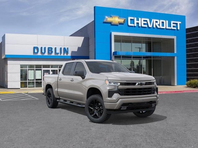 2026 Chevrolet Silverado 1500 RST in White Sands — front three-quarter view