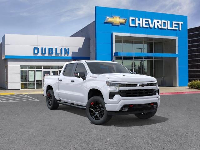 2026 Chevrolet Silverado 1500 RST in Summit White — front three-quarter view