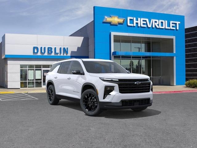 2026 Chevrolet Traverse LT in Summit White — front three-quarter view