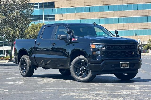 2026 Chevrolet Silverado 1500 WT in Black — front three-quarter view