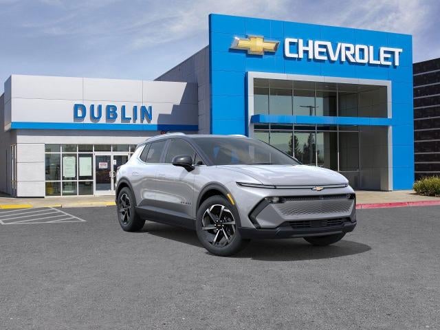 2026 Chevrolet Equinox EV LT in Sterling Gray Metallic — front three-quarter view
