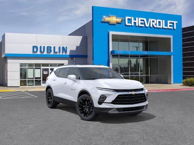 2026 Chevrolet Blazer 3LT in Summit White — front three-quarter view