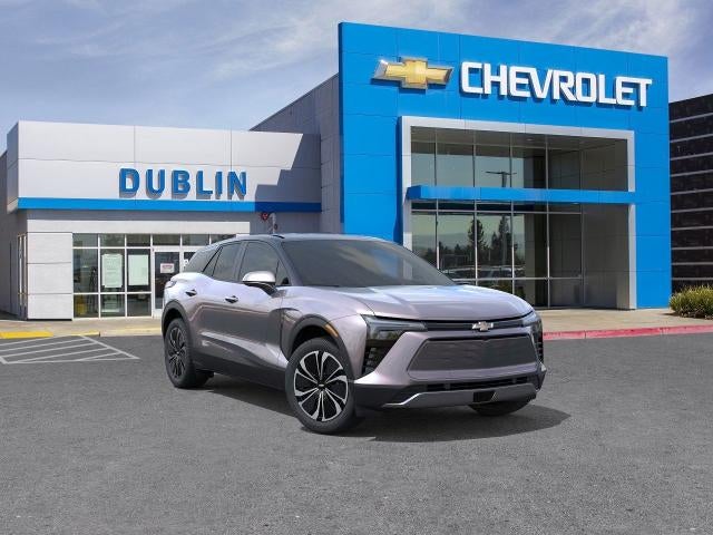 2026 Chevrolet Blazer EV LT in Galaxy Gray Metallic — front three-quarter view