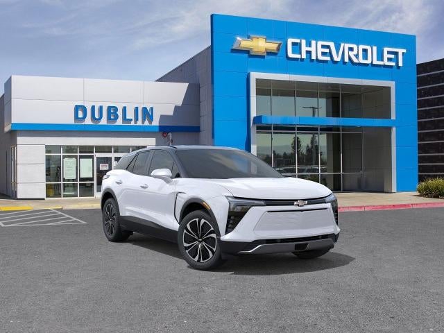 2026 Chevrolet Blazer EV LT in Summit White — front three-quarter view
