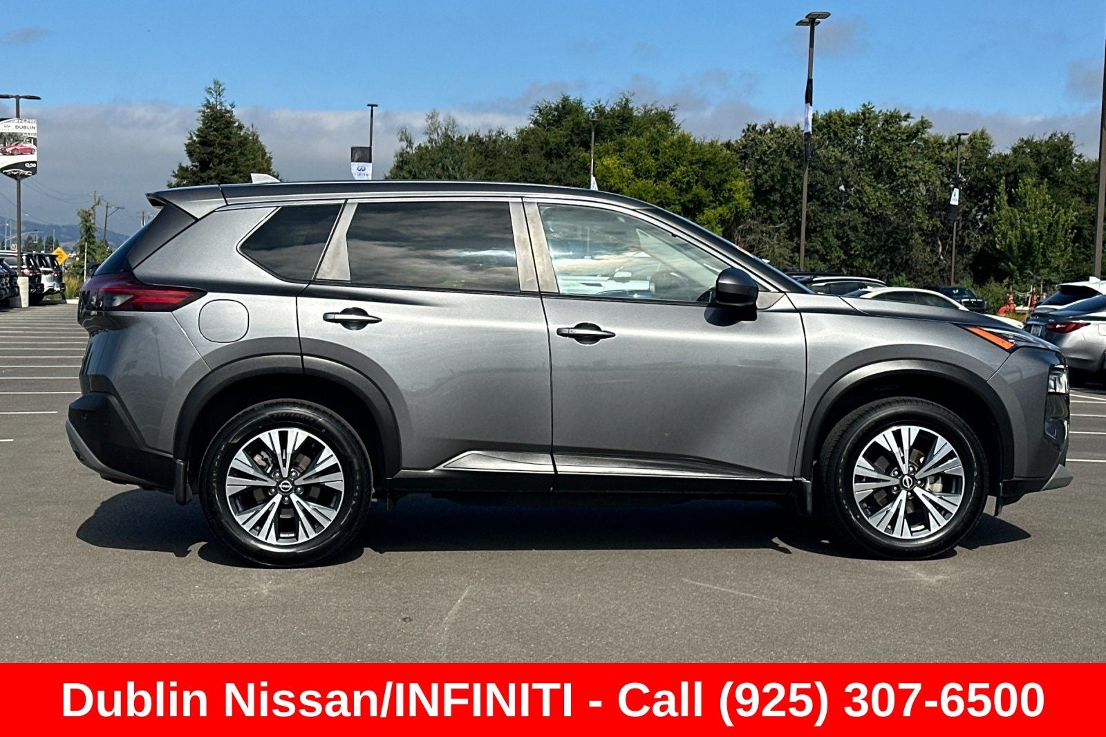 2023 Nissan Rogue — rear three-quarter view